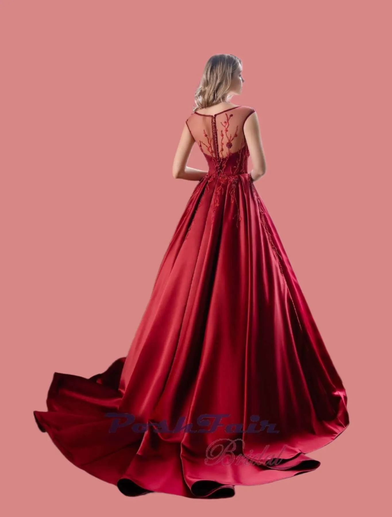 1940 - Satin Lace Prom Evening Dress