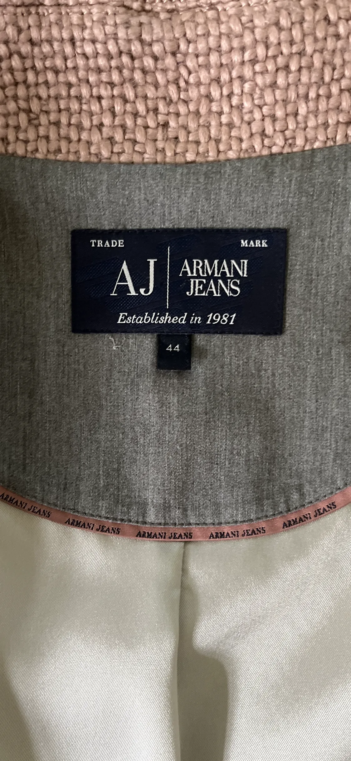 1980s Rose Wool Blazer//Size M