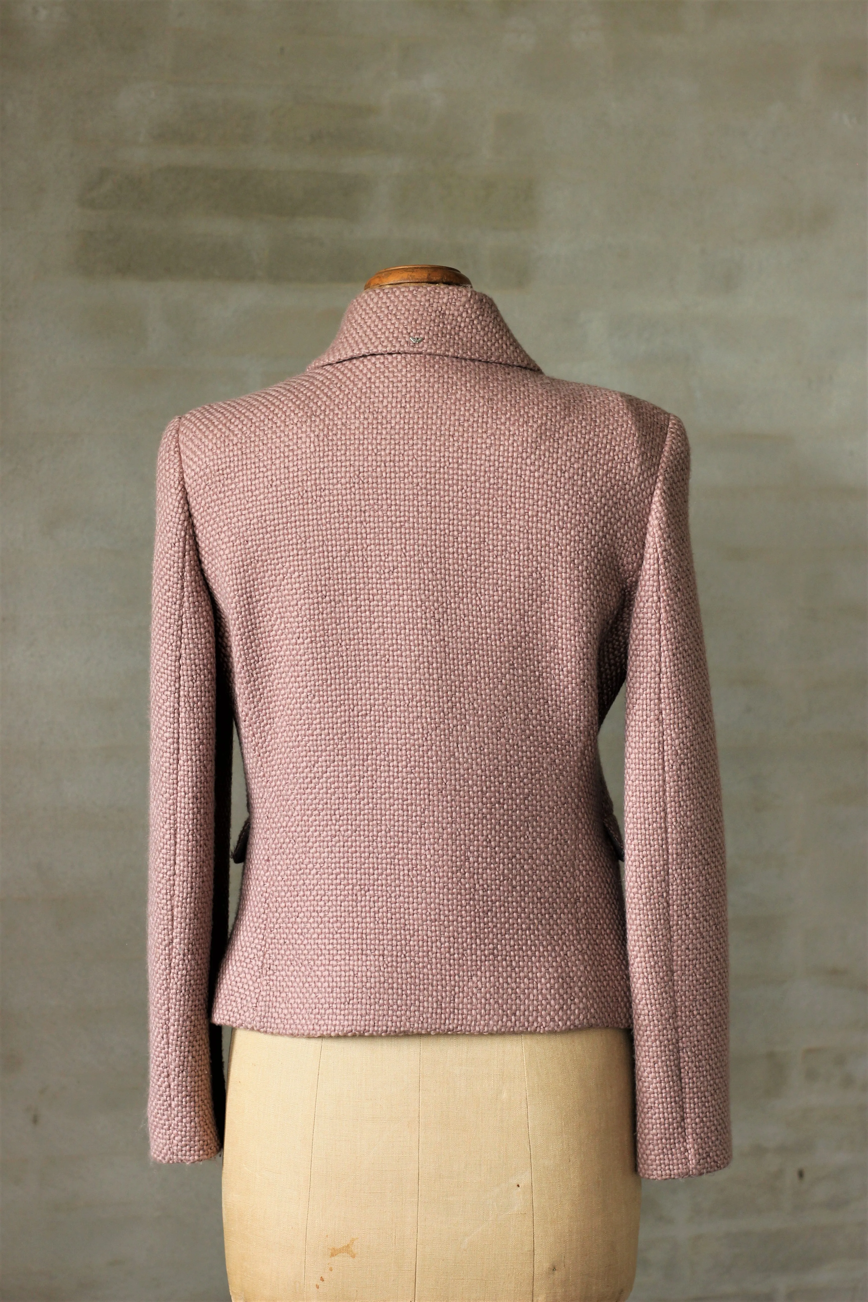 1980s Rose Wool Blazer//Size M