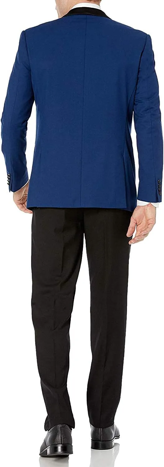 Adam Baker Men's Classic & Slim Fit Two-Piece Formal Tuxedo Suit - Available in Many Sizes & Colors