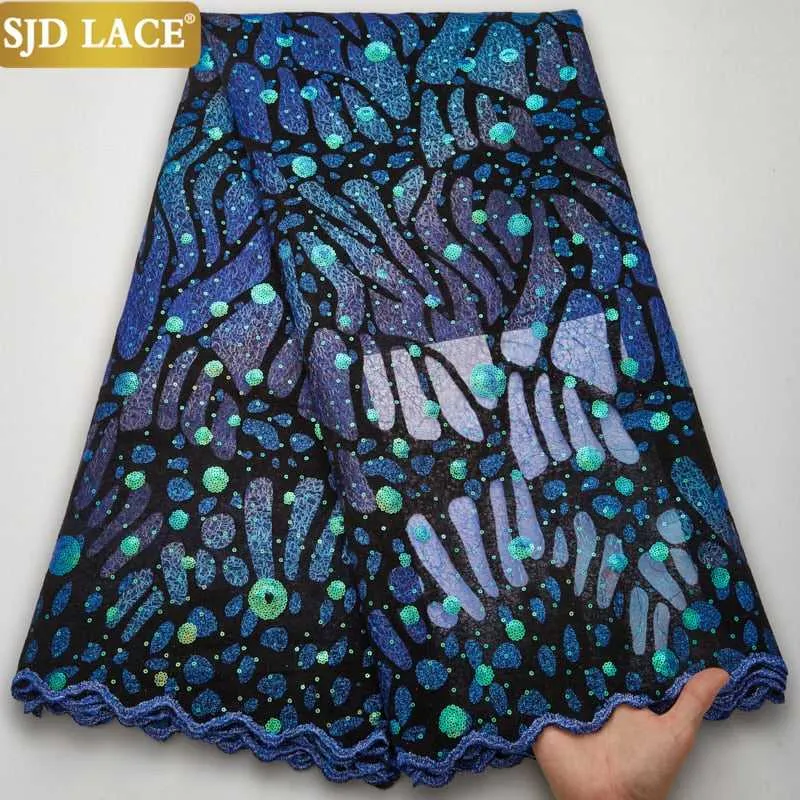 African Lace Fabric Bridal High-Quality Sequins Women Dresses