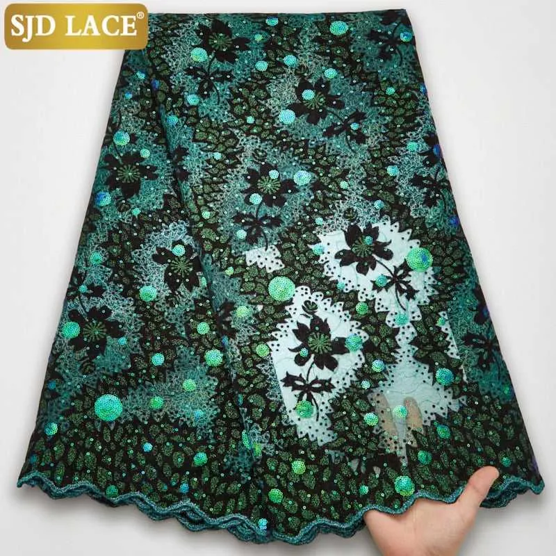 African Lace Fabric Bridal High-Quality Sequins Women Dresses