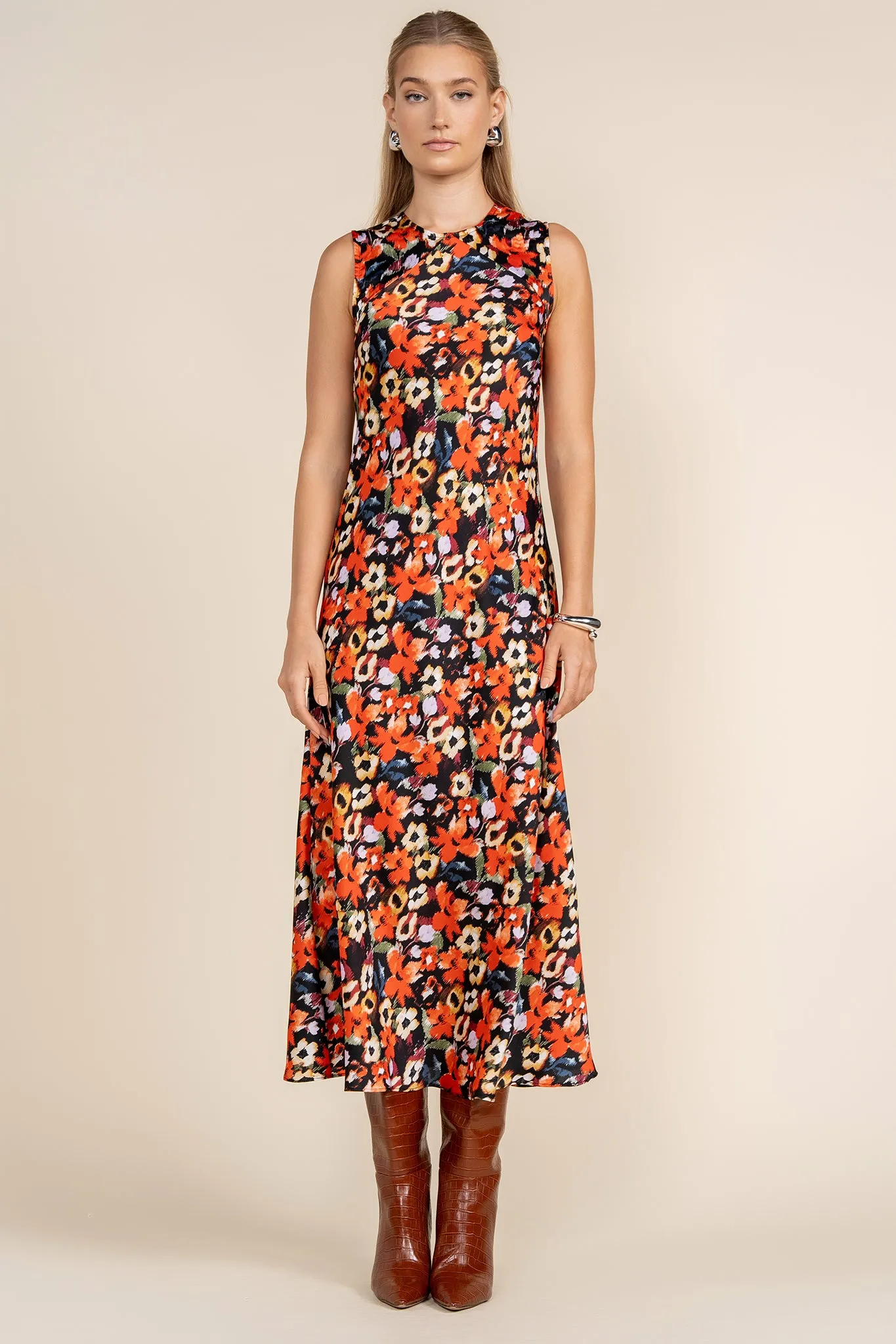 Apparalel Amelie Dress Black Floral