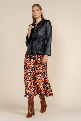 Apparalel Amelie Dress Black Floral