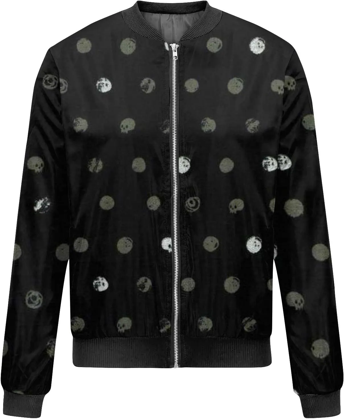 Bomber Jacket Gifts for Women Fashion Floral Pattern Coat Lightweight Zip Up Outwears Fall Winter Heated Jacket