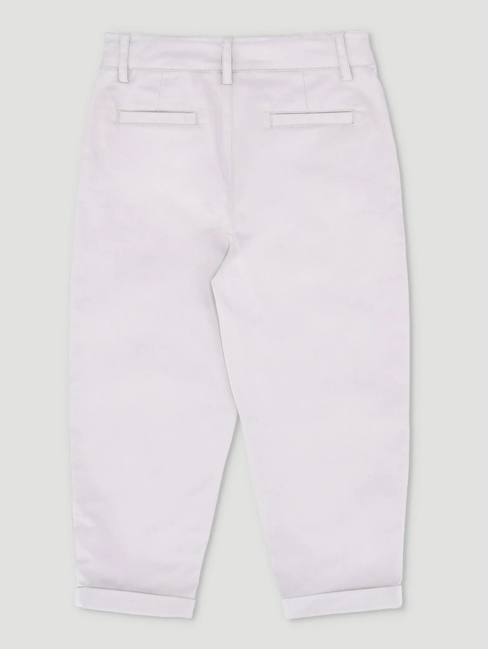 Boys Grey Premium Chino Pants