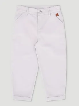 Boys Grey Premium Chino Pants