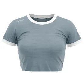 Crop Top - Teal Melange