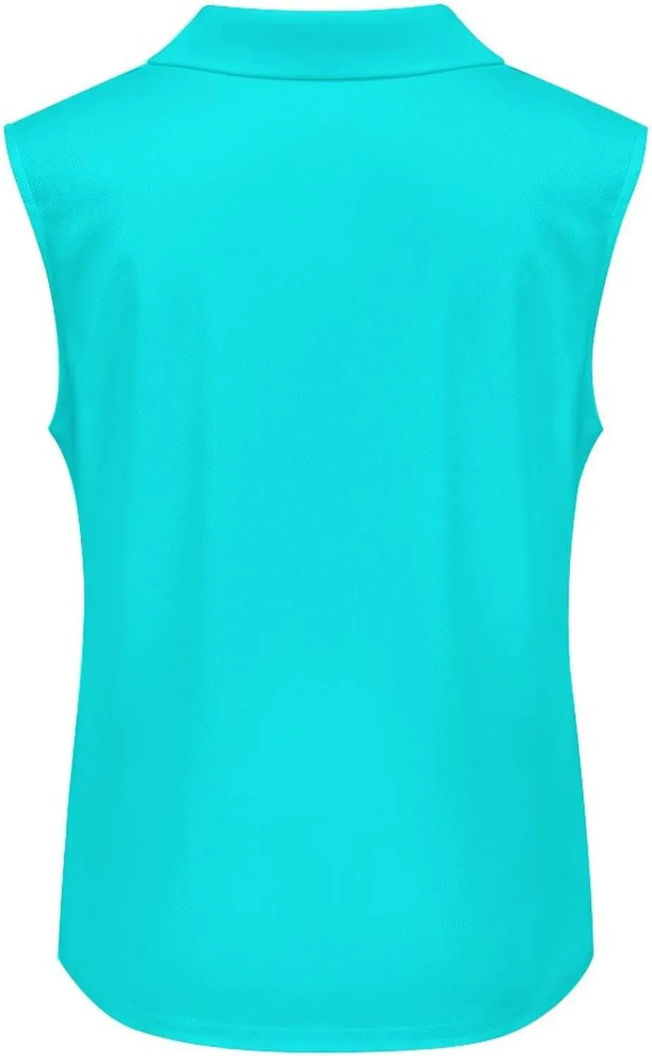 Custom Polo Shirts for Women Personalized Tank Polo Shirts with Logo Text Picture Customized Sleeveless Shirts