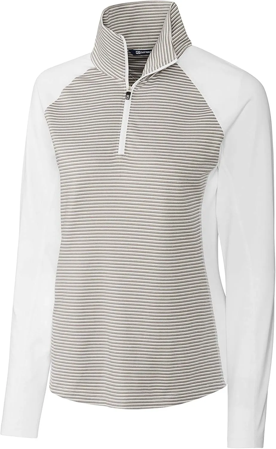 Cutter & Buck Women's Forge Tonal Stripe Half Zip