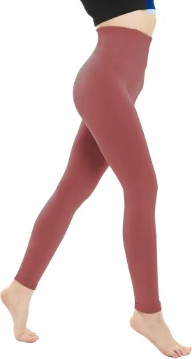 DINNAPE Thick Fleece Lined Warm Leggings for Women High Waisted Tummy Control Leggings Winter Warm Tights