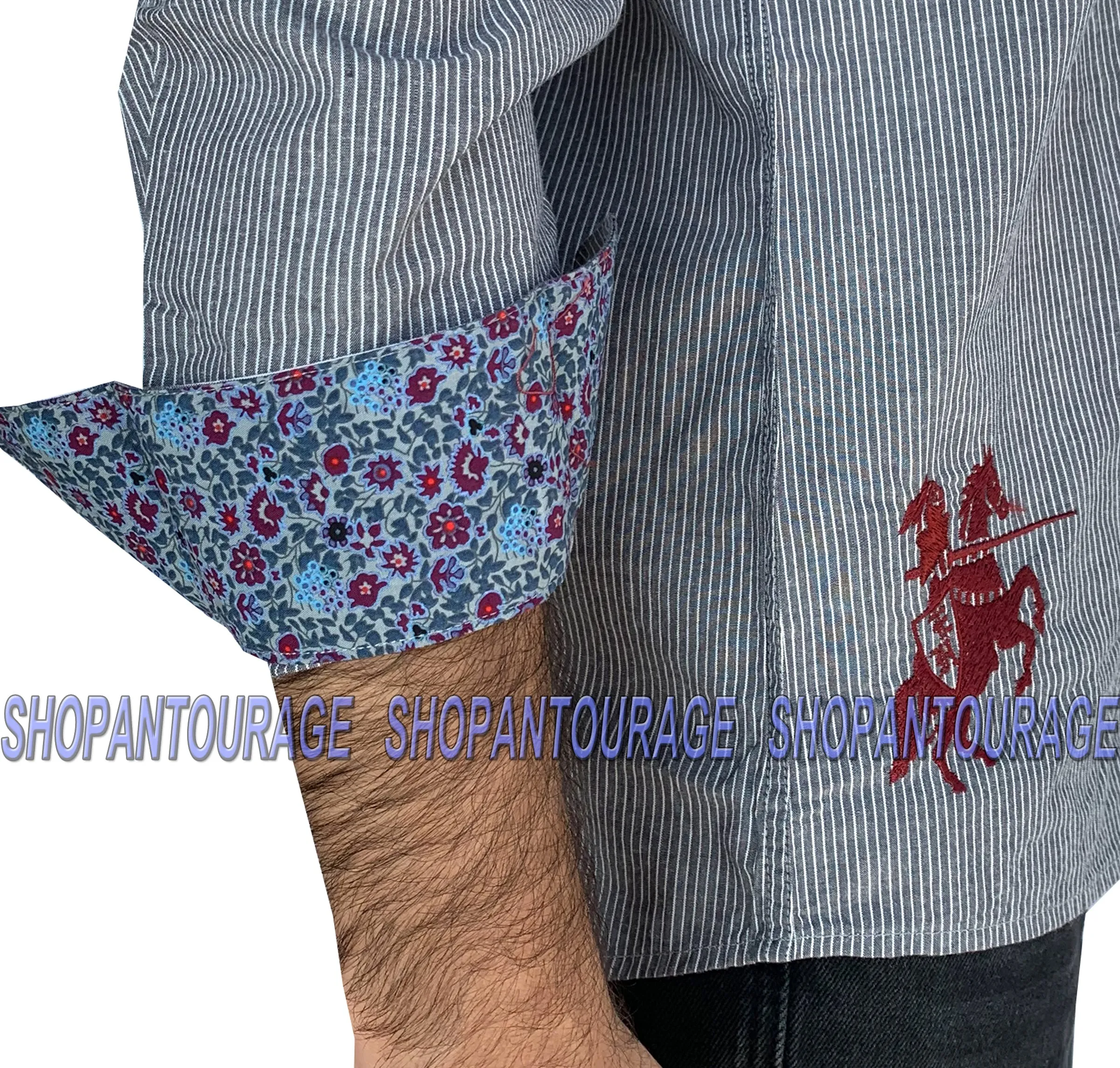 English Heroes EHW149 New Long Sleeve Fashion Button Down Woven Shirt for Men