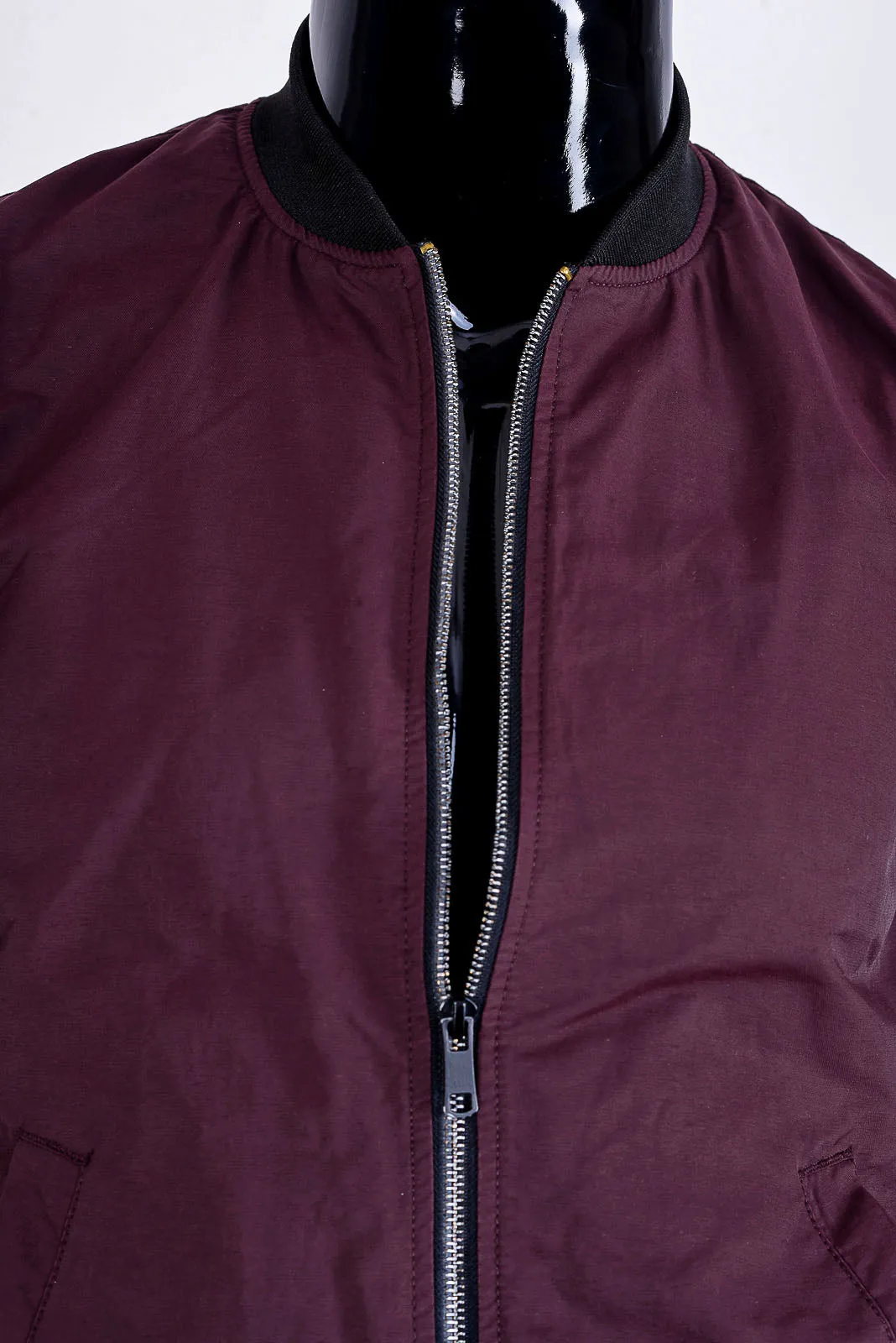 essential dark bomber jacket