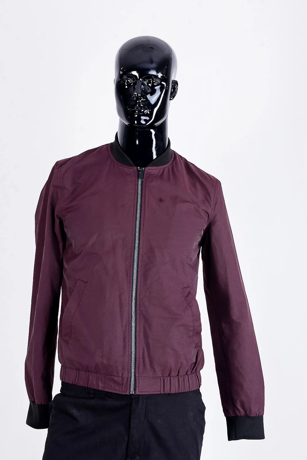 essential dark bomber jacket
