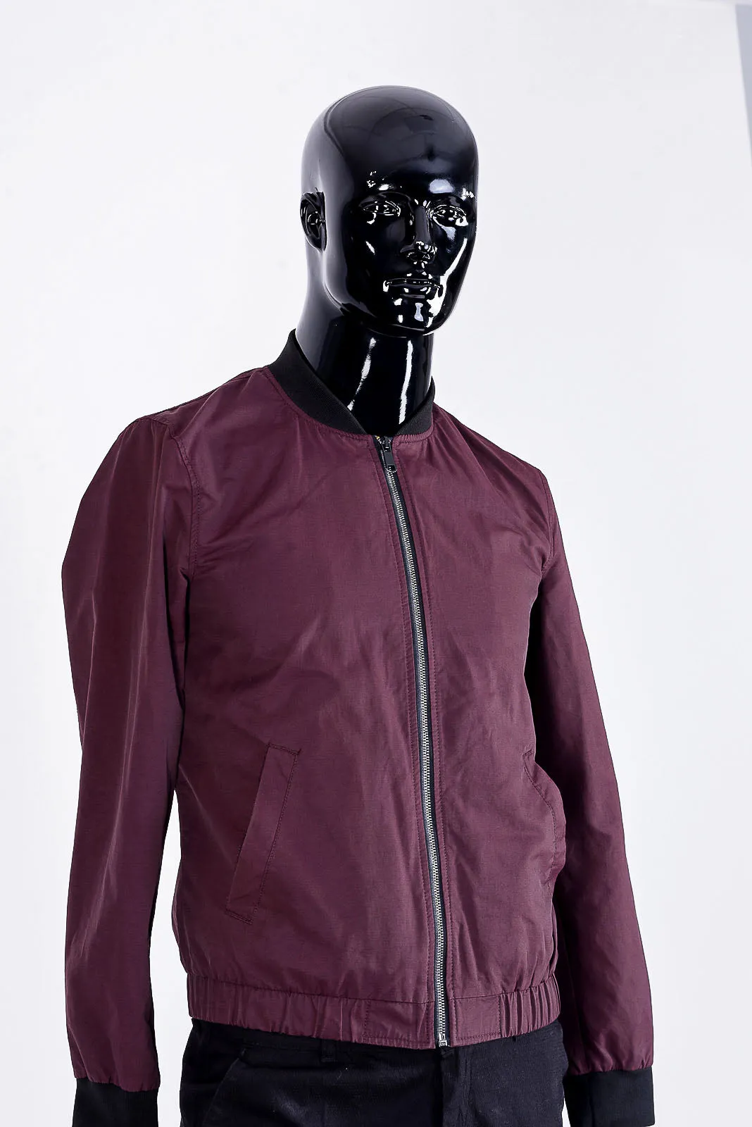 essential dark bomber jacket