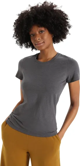 Icebreaker Merino Women's Central Classic Short Sleeve Wool T Basic Casual Shirt