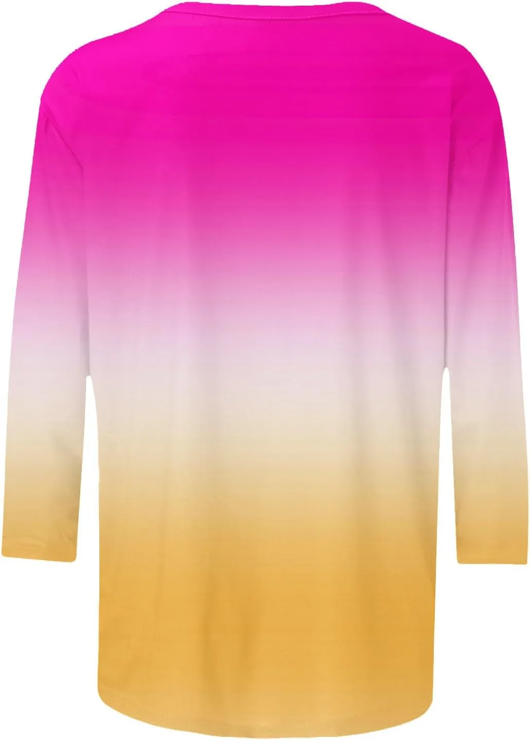 Kuluzego Women 3/4 Sleeve Tshirts Loose Fit Long Tops Tee for Women Crewneck Summer Fall Shirts 2025 Y2K 88