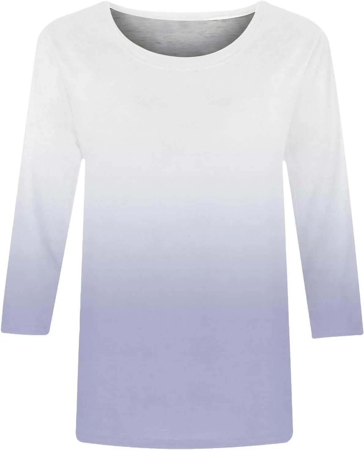 Kuluzego Women 3/4 Sleeve Tshirts Loose Fit Long Tops Tee for Women Crewneck Summer Fall Shirts 2025 Y2K 88