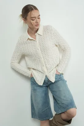 Lace Buttondown Shirts