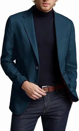 Mens Casual Knit Blazer Suit Jackets Two Button Lightweight Sport Coats Business Suit Jacket for Men