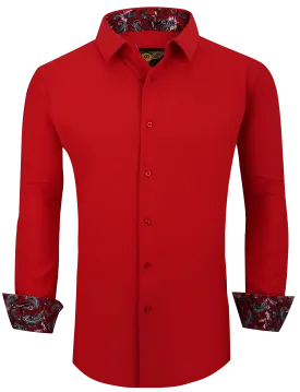 PREMIERE SHIRTS: RED OPULENCE