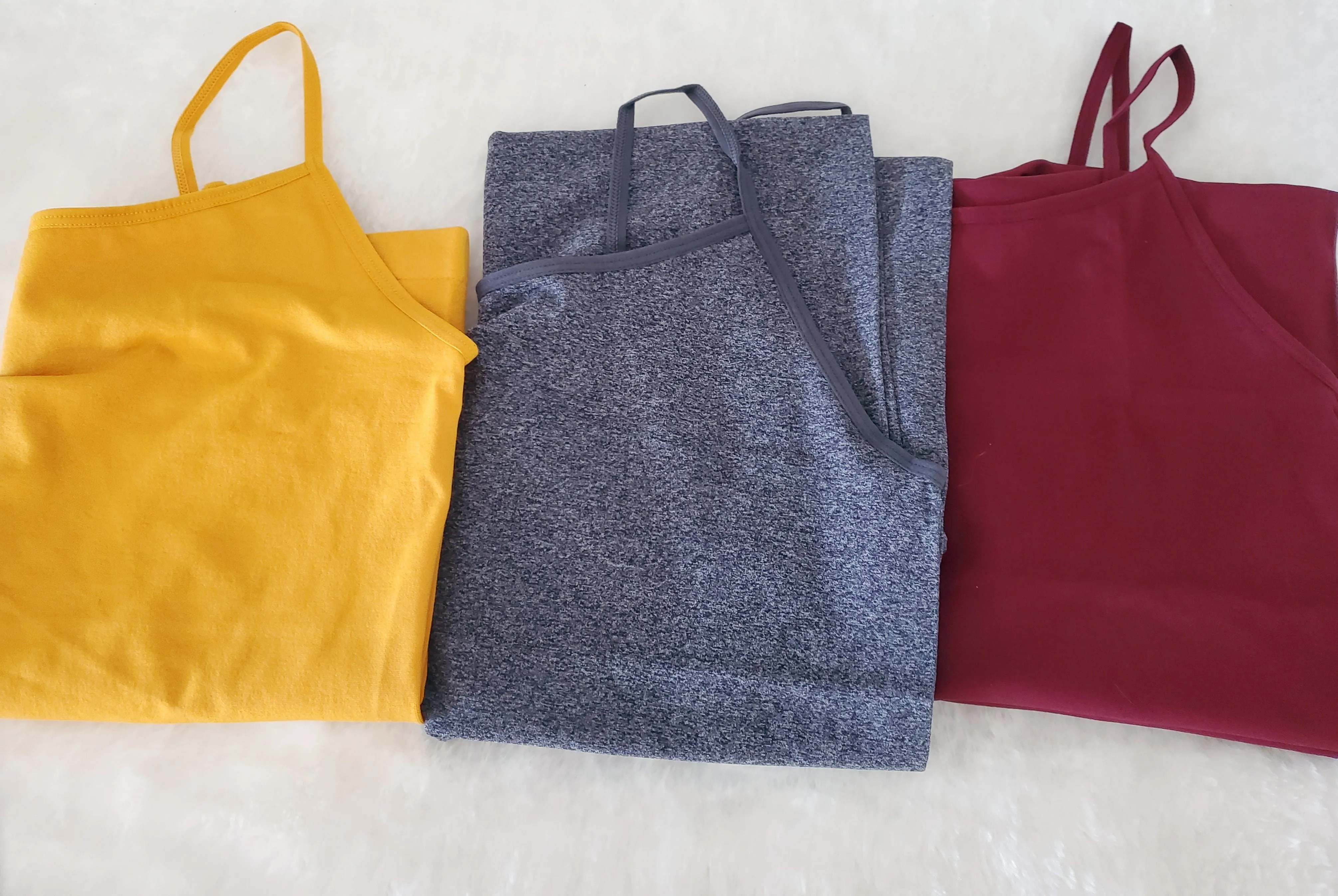 Seamless Adjustable Strap Longline Cami