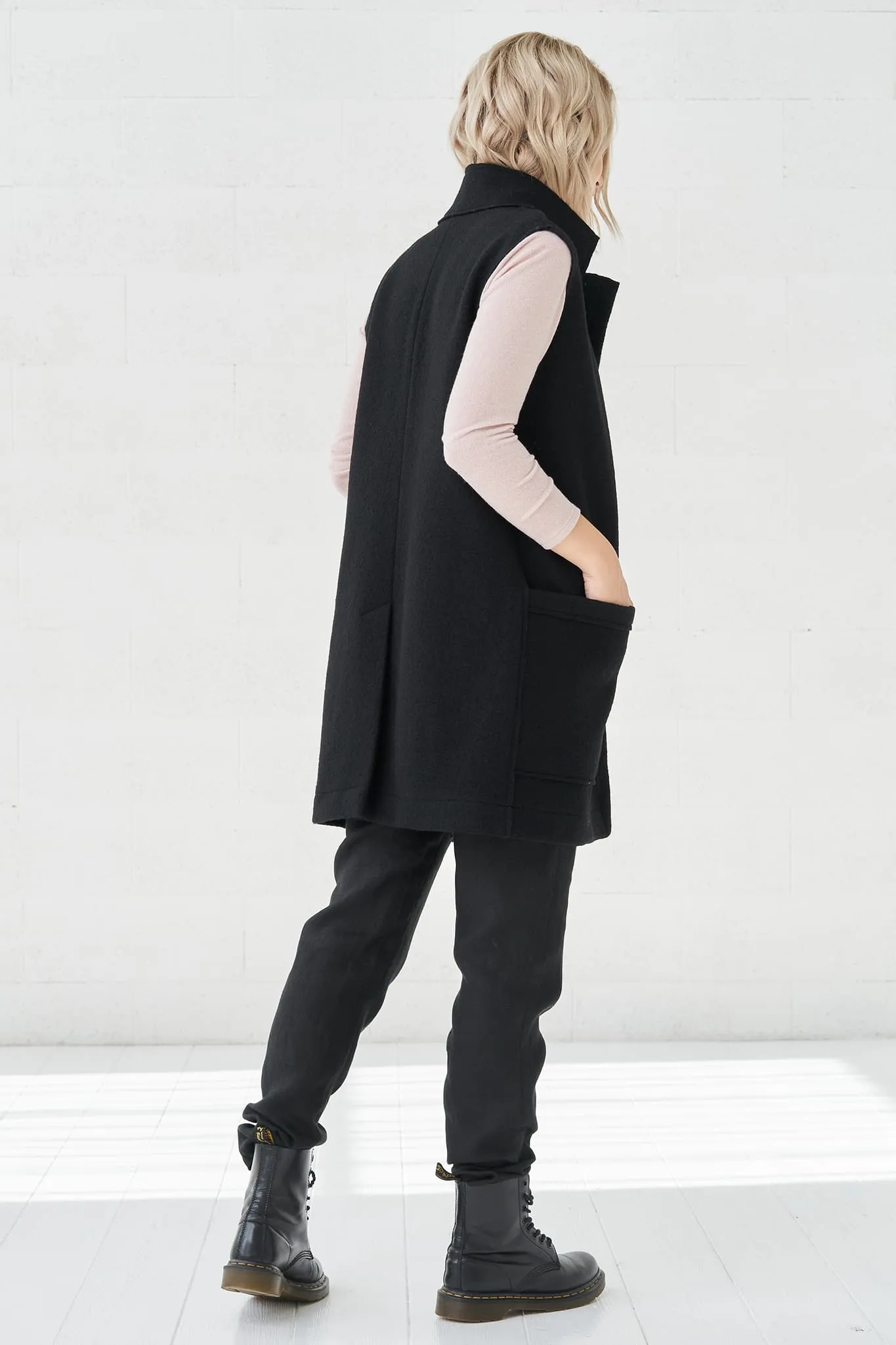 Warm wool vest Luna