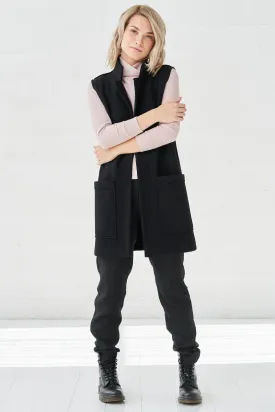 Warm wool vest Luna