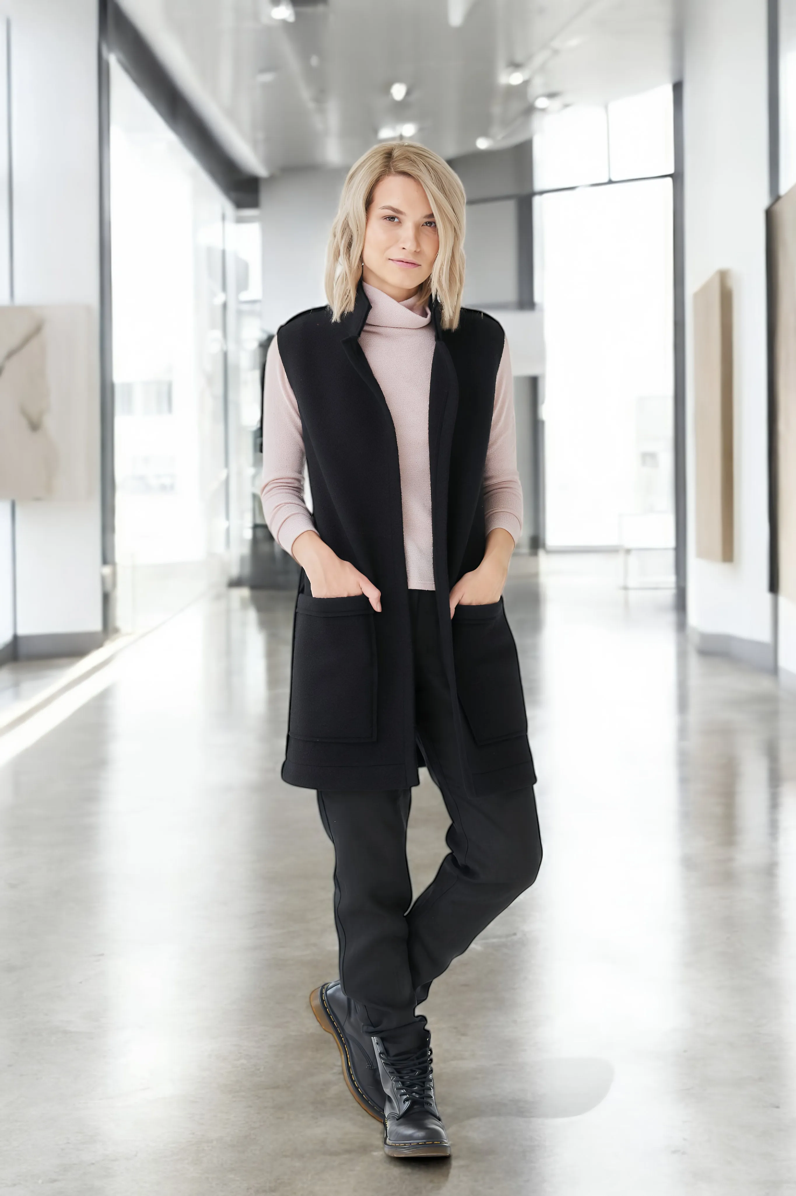 Warm wool vest Luna