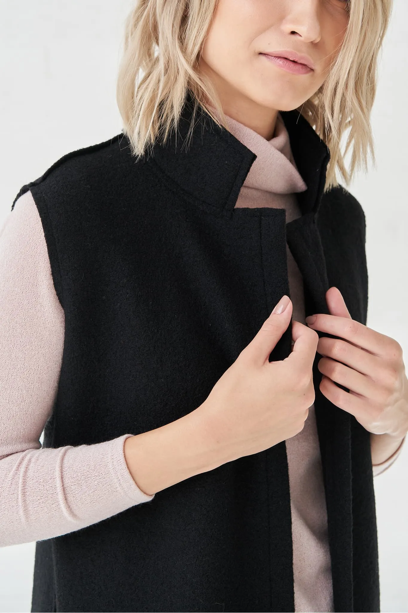 Warm wool vest Luna