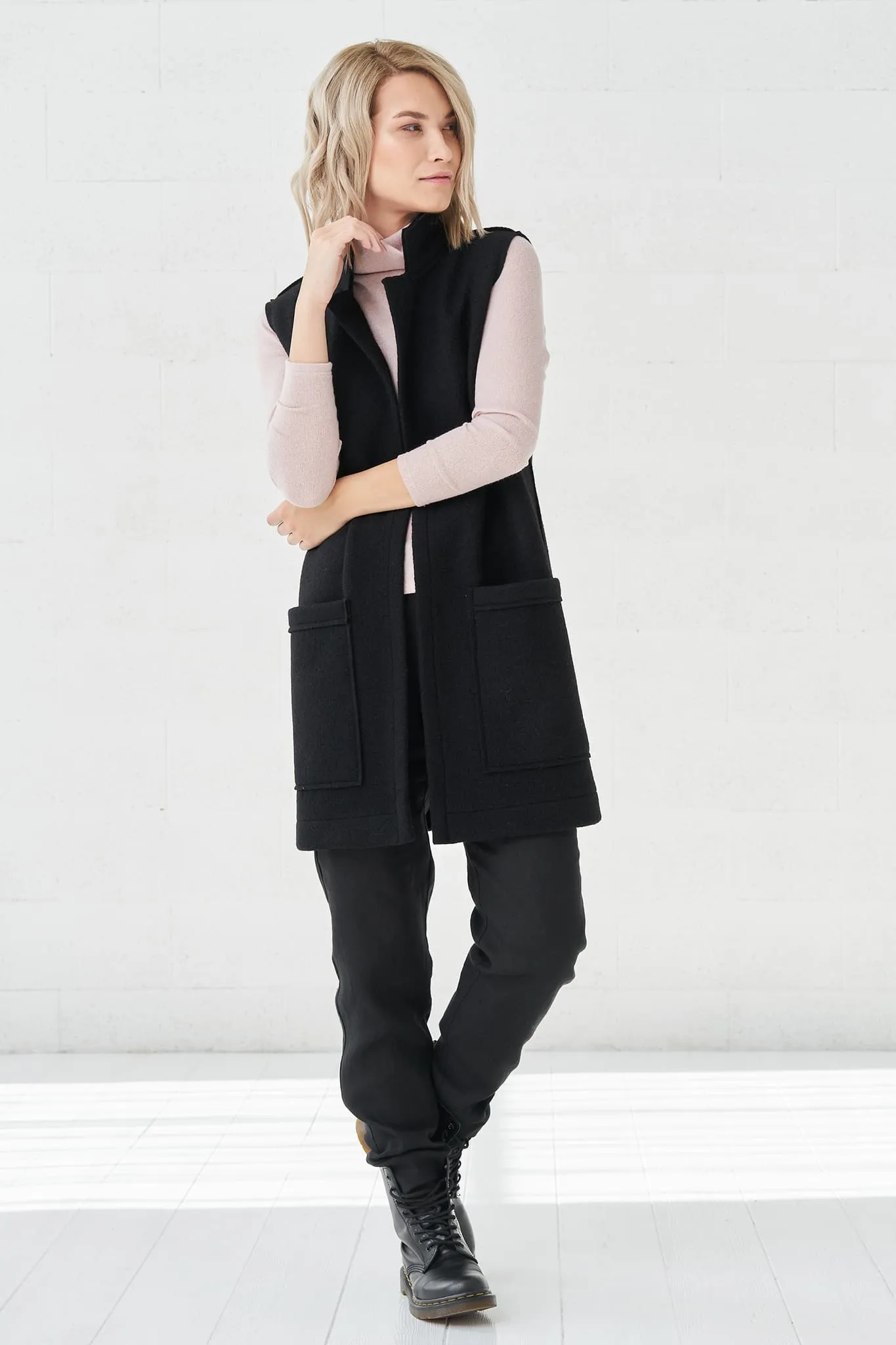 Warm wool vest Luna