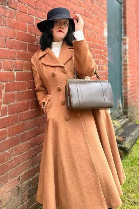 Winter Camel Long Wool Coat 3968